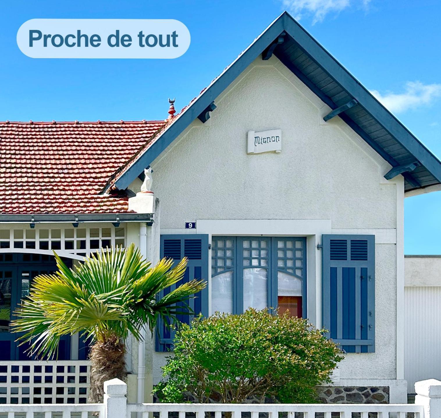 Villa "Mignon" Avec Studio Independant, Tout A Pied, Plage A 4 Mn, 6 Pers, 2 Sde Saint-Jean-de-Monts Exterior foto